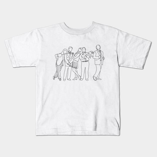 frasier Kids T-Shirt by aluap1006